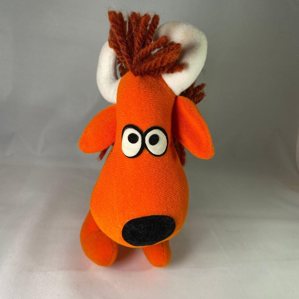 Bull Steer Plush Stuffed Animal No Tag 7″